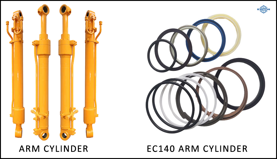 EC140 arm cylinder seal kit